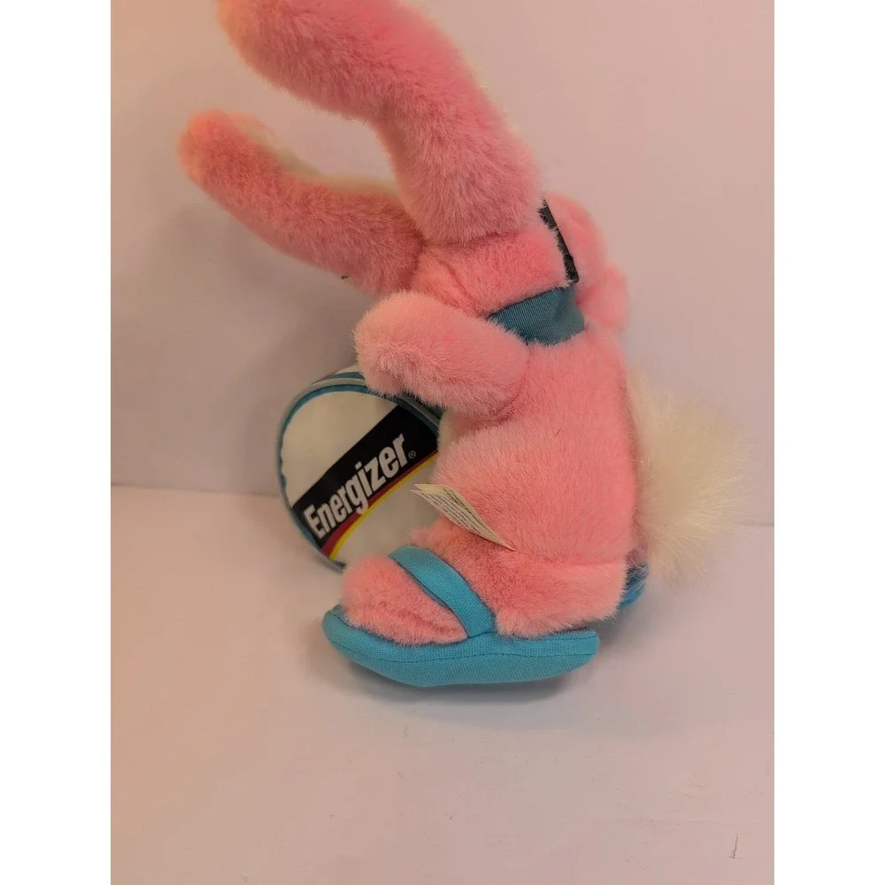 Engergizer Bunny Batteries Advertising with Drum Stuffed‎ Plush Toy Vintage